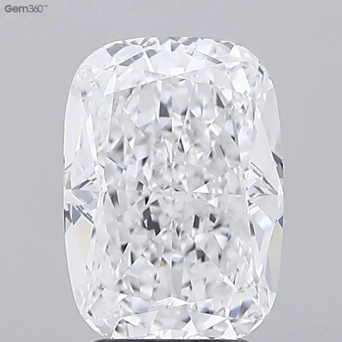 3.37ct Cushion brilliant Lab Grown Diamond (Colour D, Clarity VVS2, IGI Certified)