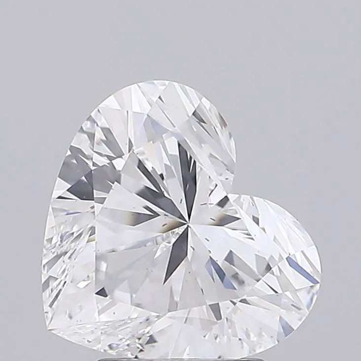 3.03ct Heart Lab Grown Diamond (Colour D, Clarity SI1, IGI Certified)