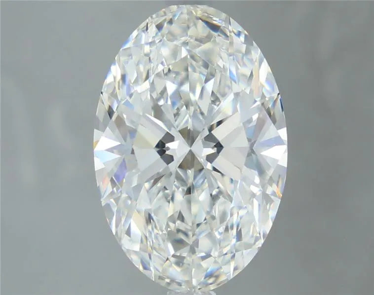 4.06ct Oval Lab Grown Diamond (Colour G, Clarity VVS2, Cut EX, IGI Certified)