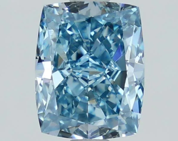 1.54ct Cushion modified Lab Grown Diamond (Colour Fancy Vivid Blue, Clarity VVS2, IGI Certified)