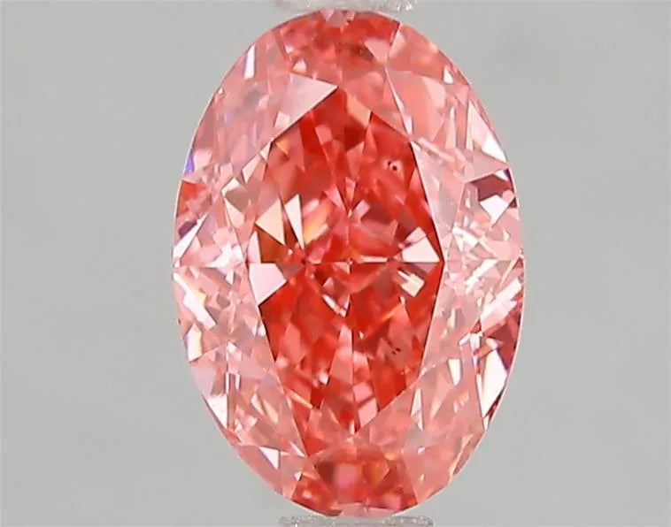 1.59ct Oval Lab Grown Diamond (Colour Fancy Vivid Pink, Clarity VS2, IGI Certified)