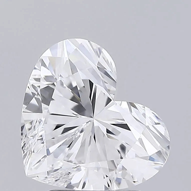 3.00ct Heart Lab Grown Diamond (Colour D, Clarity VS2, IGI Certified)