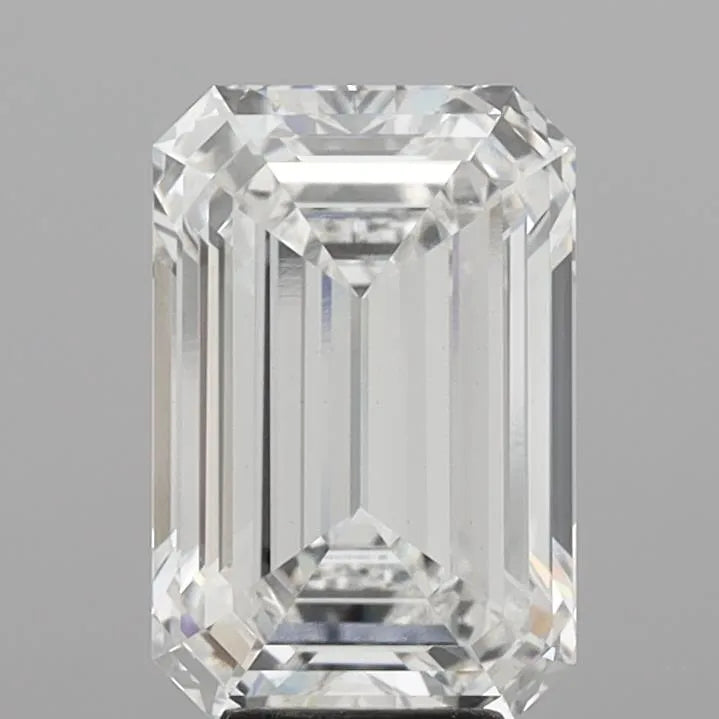 6.38ct Emerald Lab Grown Diamond (Colour F, Clarity VVS2, IGI Certified)