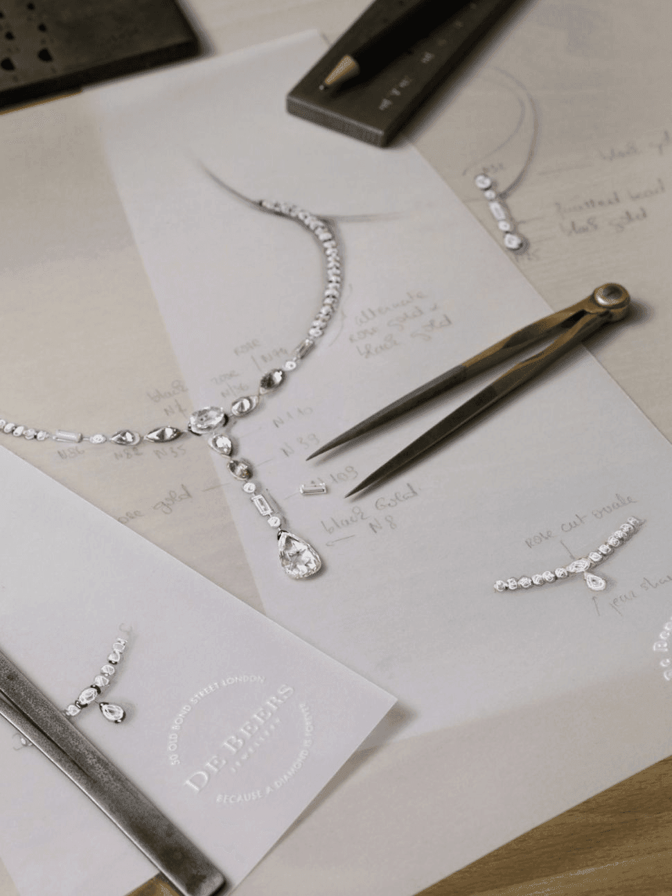 Artisan working on jewelry
