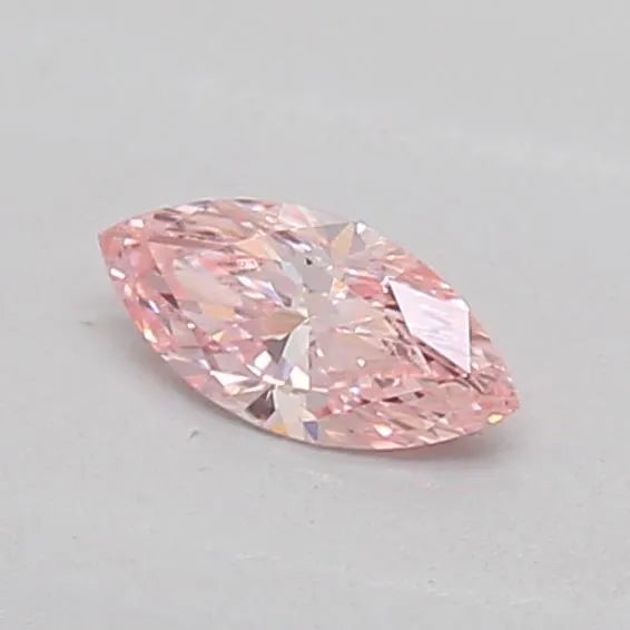 0.13ct Marquise Lab Grown Diamond (Colour Fancy Vivid Pink, Clarity VS1, IGI Certified)