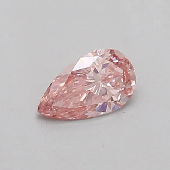 0.13ct Pear Lab Grown Diamond (Colour Fancy Intense Pink, Clarity VS1, IGI Certified)