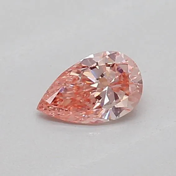 0.14ct Pear Lab Grown Diamond (Colour Fancy Intense Pink, Clarity VS1, IGI Certified)