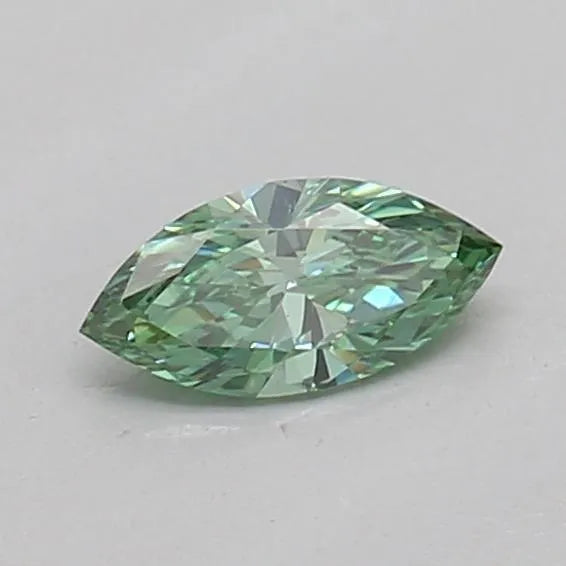 0.15ct Marquise Lab Grown Diamond (Colour Fancy Vivid Green, Clarity VVS2, IGI Certified)
