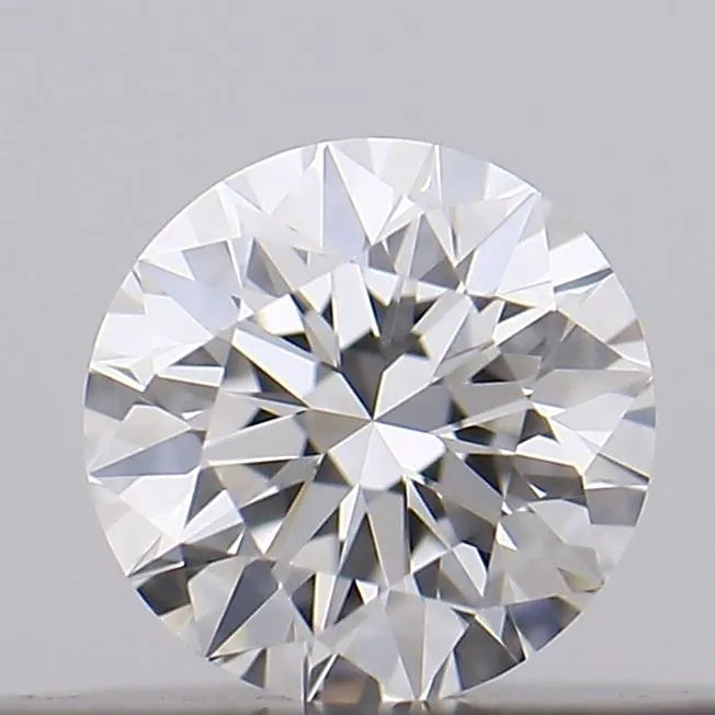 0.15ct Round Natural Diamond (Colour F, Clarity IF, Cut EX, GIA Certified)
