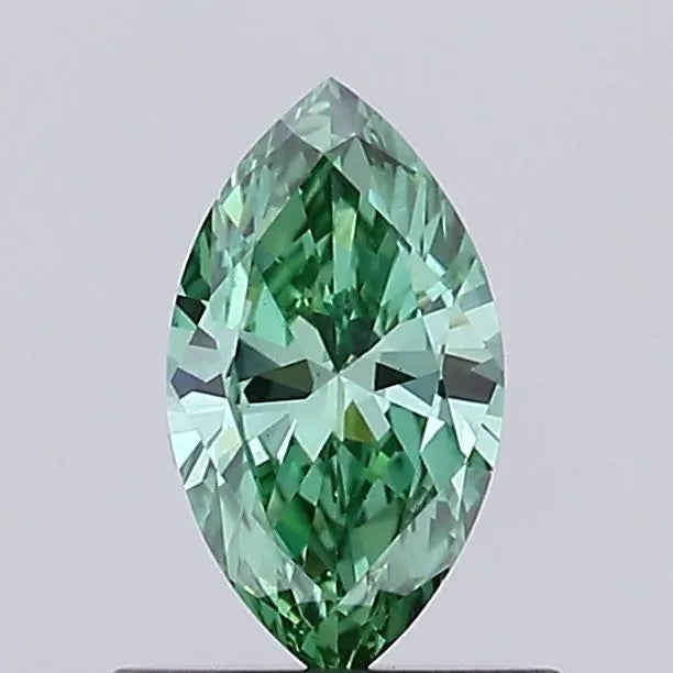 0.16ct Marquise Lab Grown Diamond (Colour Fancy Vivid Green, Clarity VS1, Uncertified)