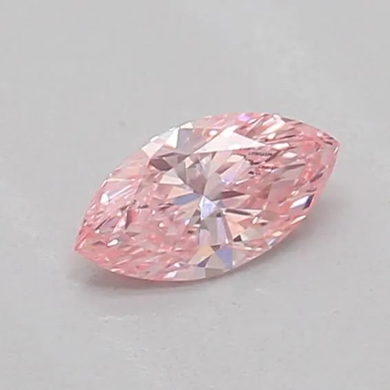 0.17ct Marquise Lab Grown Diamond (Colour Fancy Vivid Pink, Clarity VS1, IGI Certified)