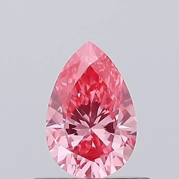 0.17ct Pear Lab Grown Diamond (Colour Fancy Vivid Pink, Clarity VS1, Uncertified)