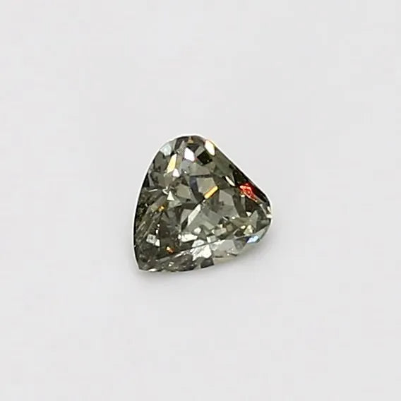0.18ct Heart Natural Diamond (Colour Fancy Green, Clarity SI2, GIA Certified)
