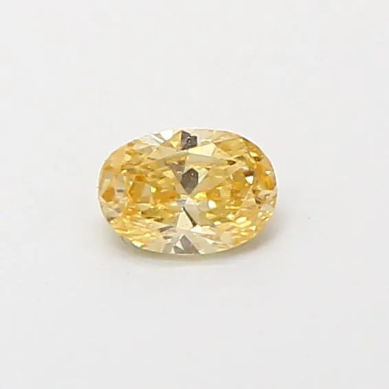0.18ct Oval Lab Grown Diamond (Colour Fancy Vivid Orange, Clarity VS1, Uncertified)