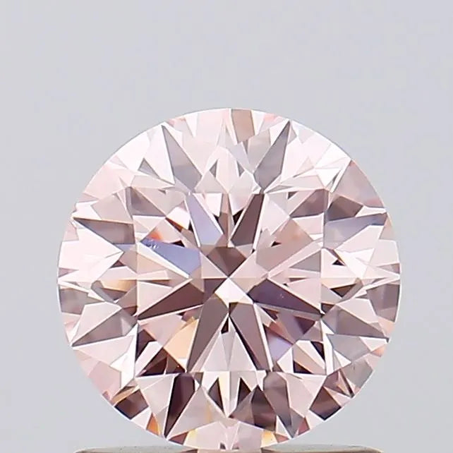 0.18ct Round Lab Grown Diamond (Colour Fancy Pink, Clarity VS1, Cut EX, Uncertified)