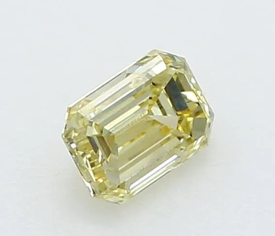 0.19ct Emerald Lab Grown Diamond (Colour Fancy Yellow, Clarity VS2, IGI Certified)