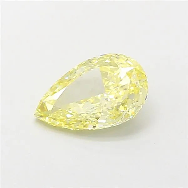 0.19ct Pear Lab Grown Diamond (Colour Fancy Vivid Yellow, Clarity VS1, Uncertified)