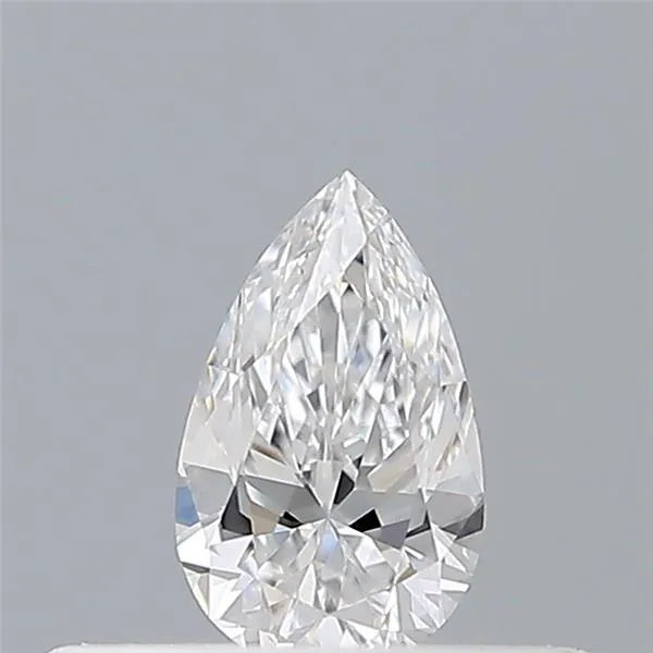 0.19ct Pear Natural Diamond (Colour D, Clarity IF, GIA Certified)