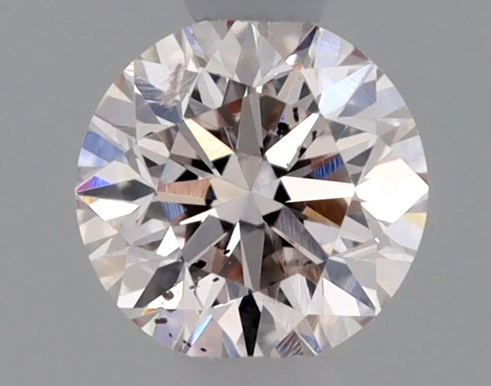 0.19ct Round Natural Diamond (Colour Very Light Pink, Clarity SI2, Cut EX, GIA Certified)