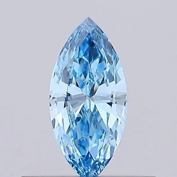 0.20ct Marquise Lab Grown Diamond (Colour Fancy Vivid Blue, Clarity VS1, Uncertified)
