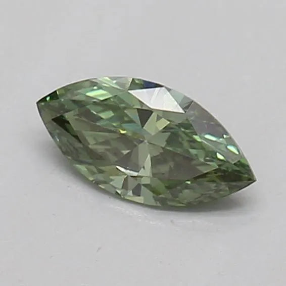 0.20ct Marquise Lab Grown Diamond (Colour Fancy Vivid Green, Clarity VVS2, IGI Certified)