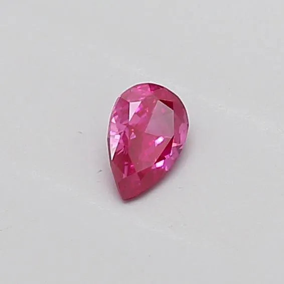 0.20ct Pear Lab Grown Diamond (Colour Fancy Vivid Pink, Clarity VS1, Uncertified)