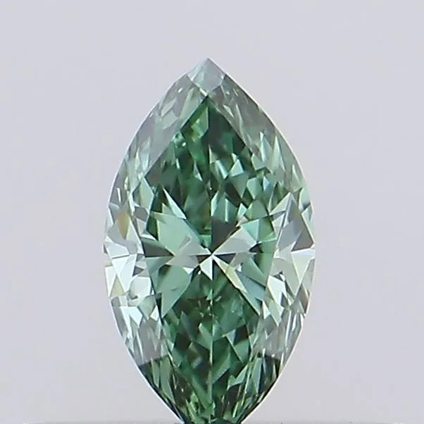 0.21ct Marquise Lab Grown Diamond (Colour Fancy Vivid Green, Clarity VVS2, Uncertified)