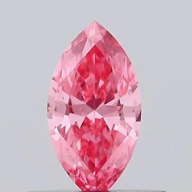 0.21ct Marquise Lab Grown Diamond (Colour Fancy Vivid Pink, Clarity VS1, Uncertified)