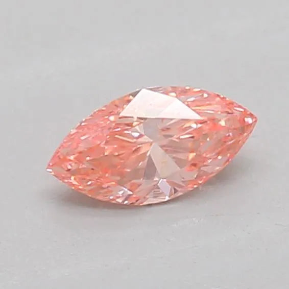 0.21ct Marquise Lab Grown Diamond (Colour Fancy Vivid Pink, Clarity VS2, IGI Certified)