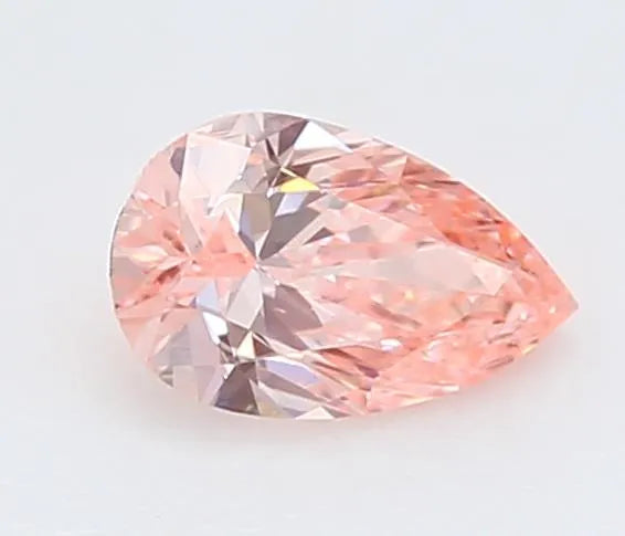 0.21ct Pear Lab Grown Diamond (Colour Fancy Vivid Pink, Clarity SI1, IGI Certified)