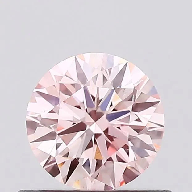 0.21ct Round Lab Grown Diamond (Colour Fancy Intense Pink, Clarity VS1, Cut EX, Uncertified)