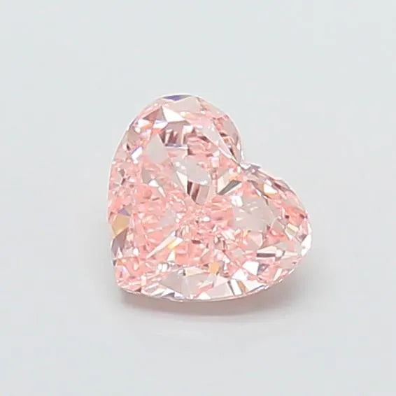 0.23ct Heart Lab Grown Diamond (Colour Fancy Vivid Pink, Clarity VVS2, Uncertified)