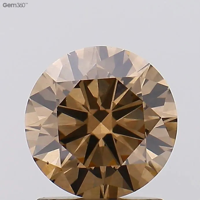 0.23ct Round Lab Grown Diamond (Colour Fancy Brown, Clarity VS1, Cut EX, Uncertified)