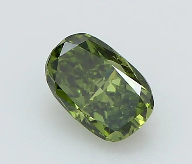 0.24ct Cushion modified Lab Grown Diamond (Colour Fancy Vivid Green, Clarity VVS1, IGI Certified)
