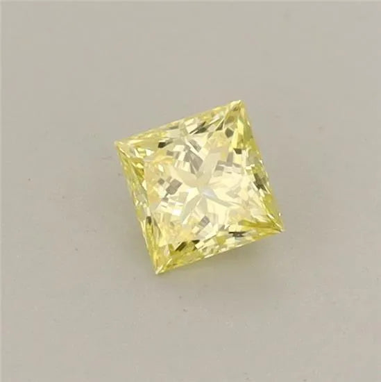 0.24ct Princess Lab Grown Diamond (Colour Fancy Vivid Yellow, Clarity VS1, IGI Certified)