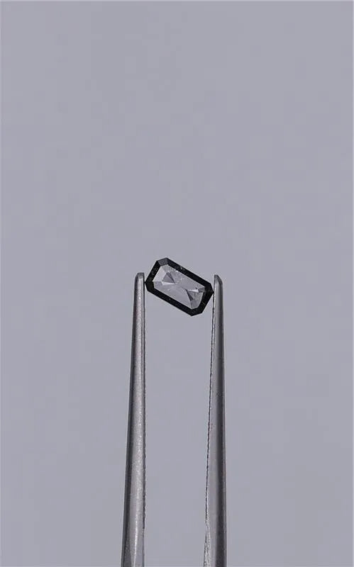 0.25ct Emerald Natural Diamond (Colour Fancy Black, Clarity VVS2, Cut EX, GIA Certified)