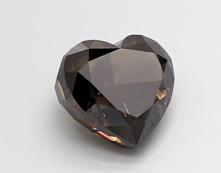 0.25ct Heart Lab Grown Diamond (Colour Fancy Vivid Black, Clarity VS1, Uncertified)
