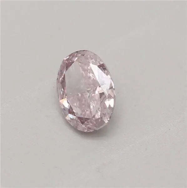 0.25ct Oval Natural Diamond (Colour Fancy Brownish Pink, Clarity VS2, GIA Certified)