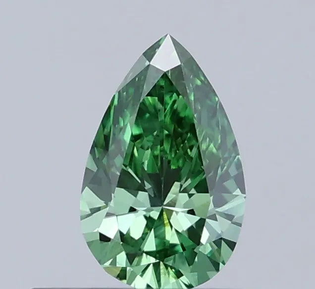 0.26ct Emerald Lab Grown Diamond (Colour Fancy Vivid Blue, Clarity VS2, IGI Certified)