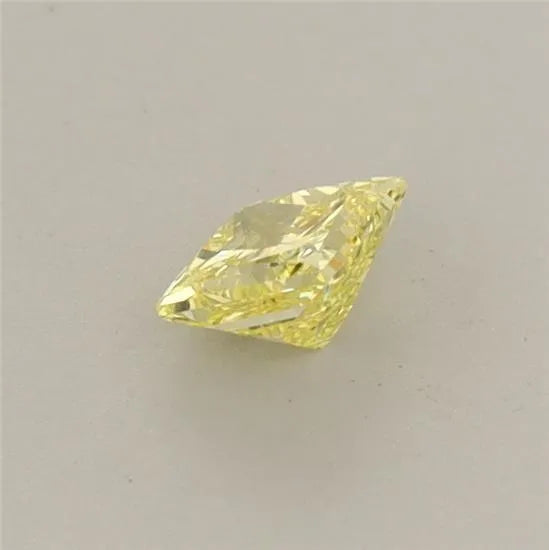 0.26ct Princess Lab Grown Diamond (Colour Fancy Vivid Yellow, Clarity VS2, IGI Certified)