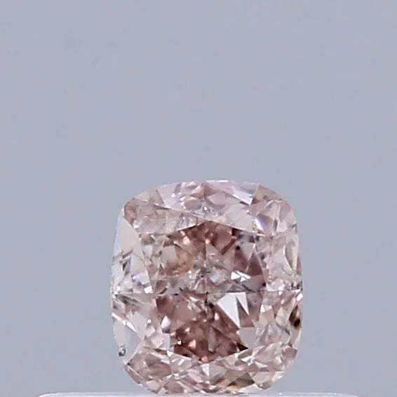 0.27ct Cushion modified Natural Diamond (Colour Fancy Light Pinkish Brown, Clarity SI2, GIA Certified)