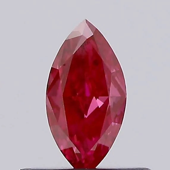 0.27ct Marquise Lab Grown Diamond (Colour Fancy Vivid Red, Clarity VS1, Uncertified)