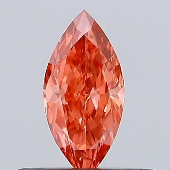 0.28ct Marquise Lab Grown Diamond (Colour Fancy Vivid Red, Clarity VS1, Uncertified)