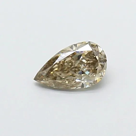 0.28ct Pear Lab Grown Diamond (Colour Fancy Vivid Brown, Clarity VS1, Uncertified)
