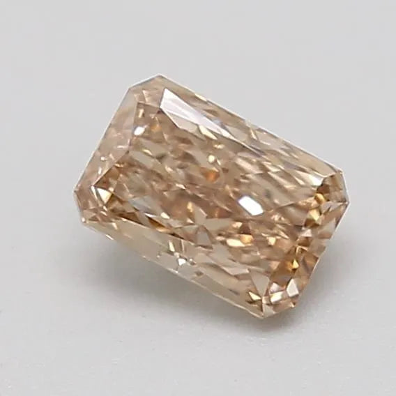 0.28ct Radiant Lab Grown Diamond (Colour Fancy Light Brown, Clarity VVS2, IGI Certified)