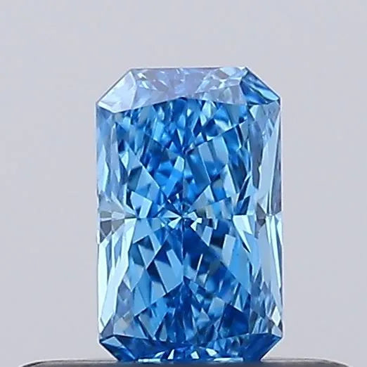 0.28ct Radiant Lab Grown Diamond (Colour Fancy Vivid Blue, Clarity VS1, Uncertified)