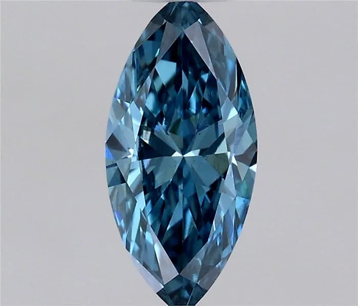 0.30ct Marquise Lab Grown Diamond (Colour Fancy Vivid Blue, Clarity VS1, IGI Certified)
