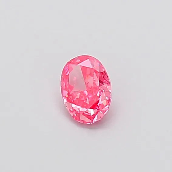 0.30ct Oval Lab Grown Diamond (Colour Fancy Vivid Pink, Clarity VS1, Uncertified)