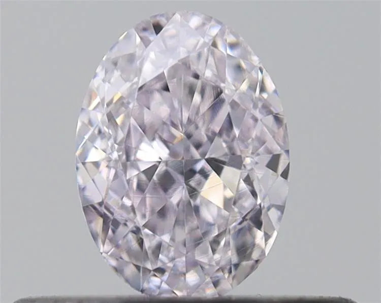0.30ct Oval Natural Diamond (Colour Light Pink, Clarity VVS2, Cut EX, GIA Certified)