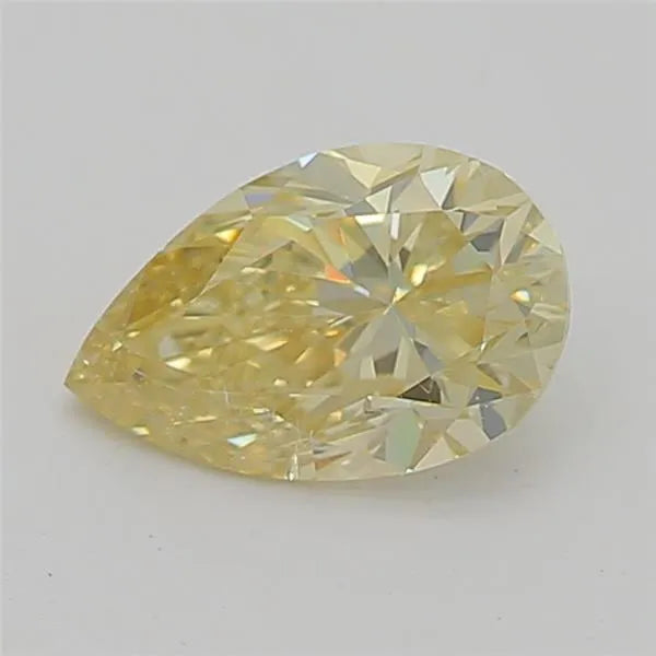 0.30ct Pear Natural Diamond (Colour Fancy Light Brownish Yellow, Clarity SI2, GIA Certified)
